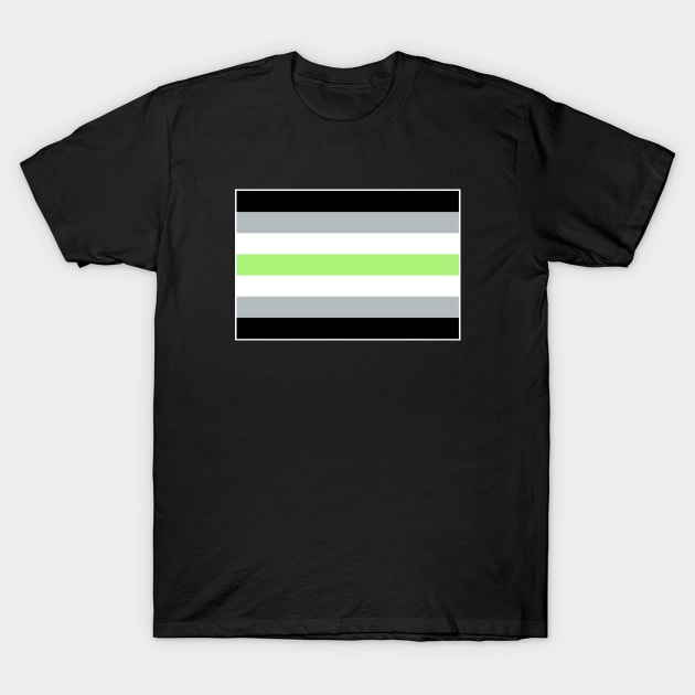 Agender Flag T-Shirt by AnnaBanana